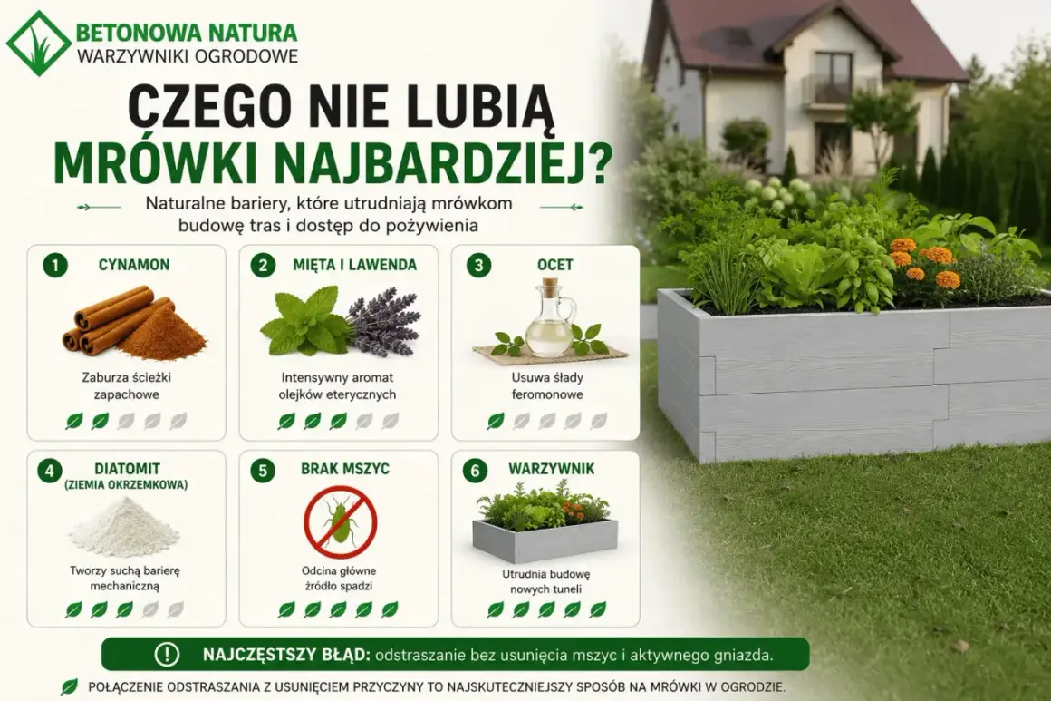 Cynamon, mięta, lawenda, ocet, ziemia okrzemkowa i brak mszyc to rzeczy, czego nie lubią mrówki. Naturalne bariery w ogrodzie.